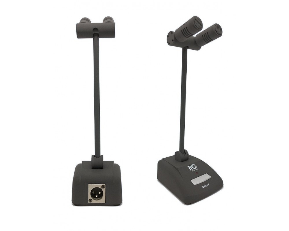 Двойной настольный микрофон ITC TS-549M
